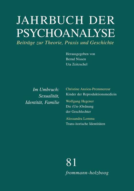 Jahrbuch der Psychoanalyse / Band 81: Im Umbruch: Sexualität, Buch