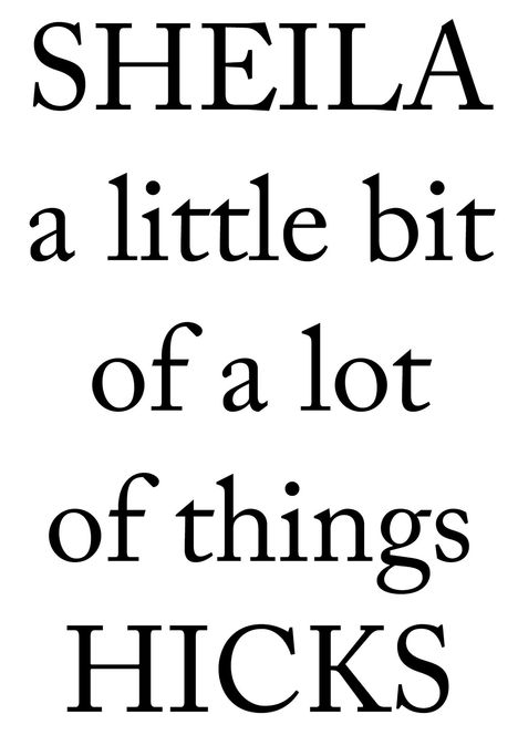 Sheila Hicks. a little bit of a lot of things, Buch