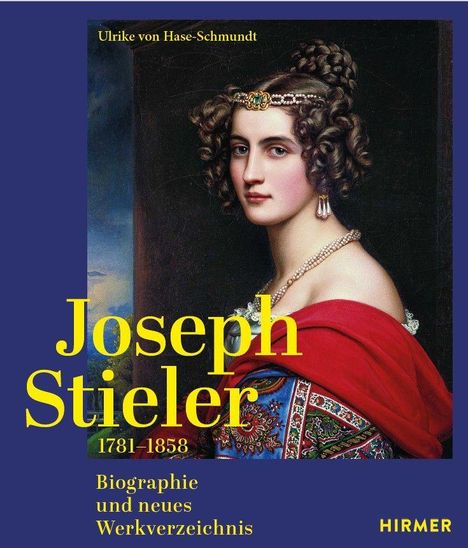„Joseph Stieler 1781-1858“, „Biographie und neues Werkverzeichnis“. Portrait einer Frau mit aufwendigem Kopfschmuck.