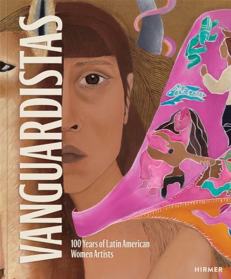 „Vanguardistas: 100 Years of Latin American Women Artists“. Ein Gemälde mit einem Gesicht und bunten Mustern.