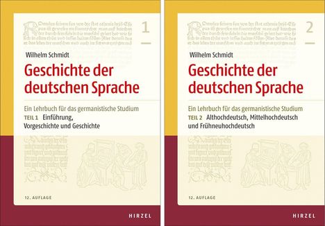 Geschichte der deutschen Sprache. Teil 1 und 2, 2 Bücher