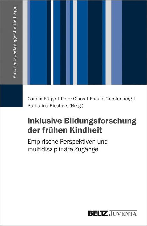 Inklusive Bildungsforschung der frühen Kindheit, Buch