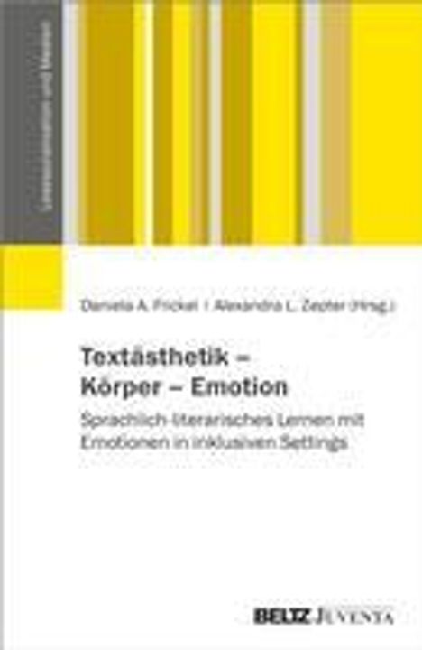 Textästhetik - Körper - Emotion, Buch