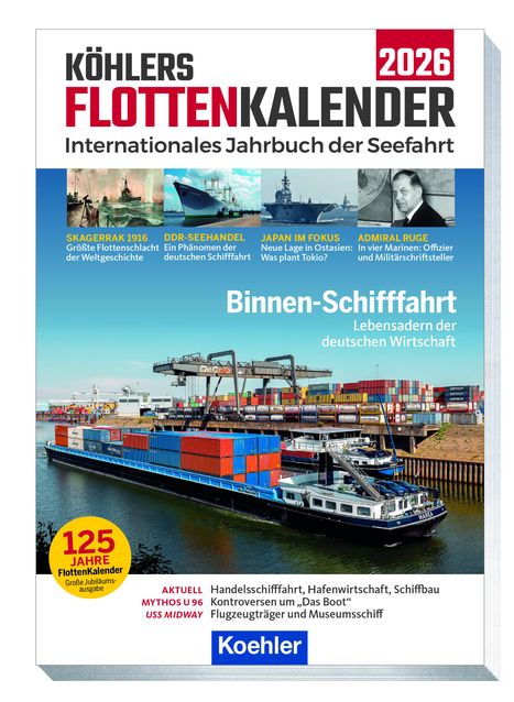 Köhlers FlottenKalender 2026, Buch