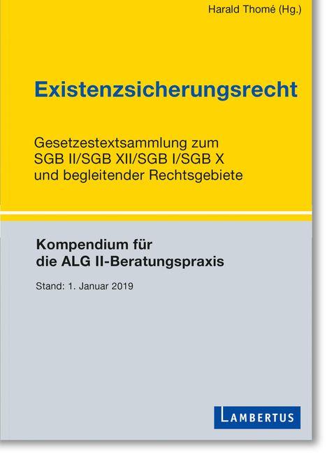 Harald Thomé: Existenzsicherungsrecht, Buch