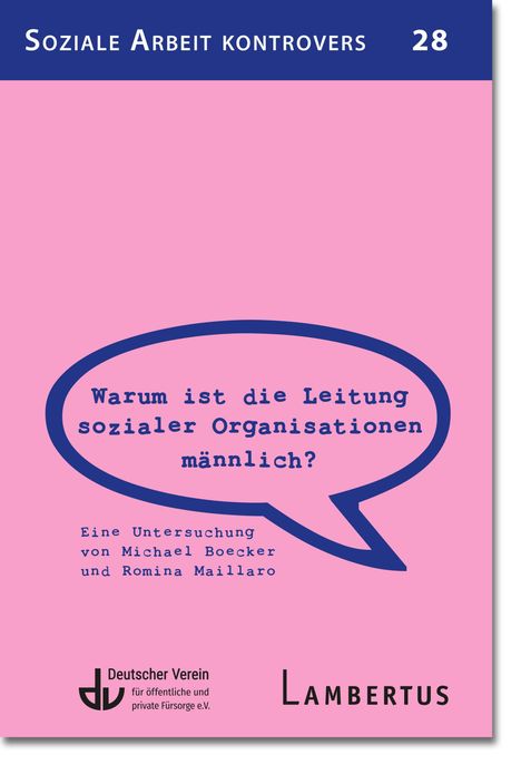 Michael Boecker: Warum ist die Leitung sozialer Organisationen männlich?, Buch