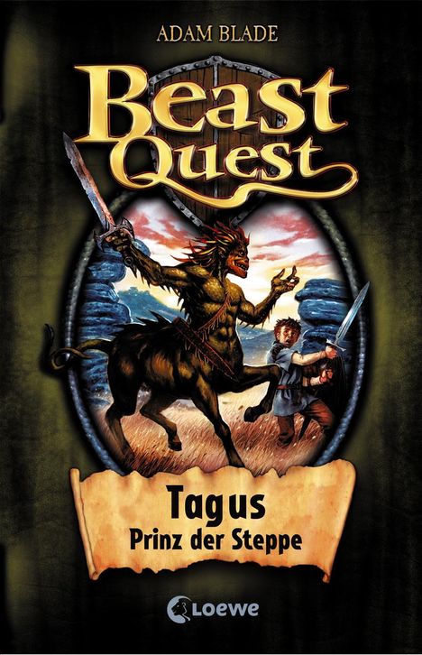 Adam Blade: Beast Quest 04. Tagus, Prinz der Steppe, Buch