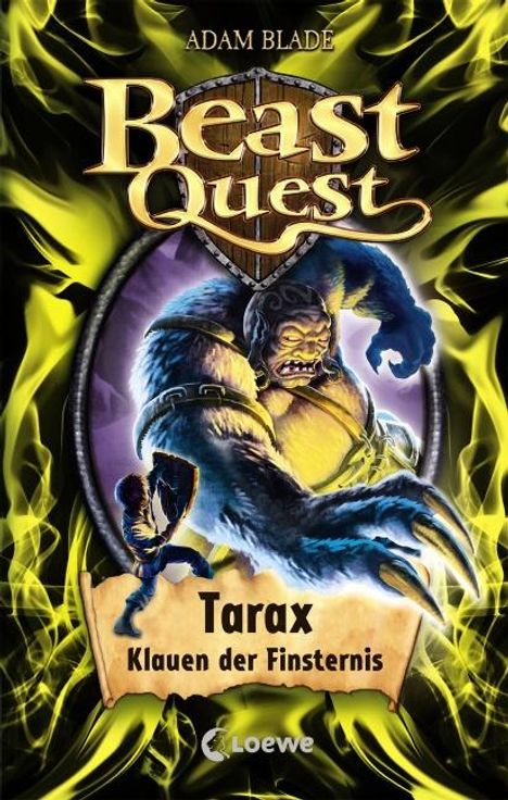 Adam Blade: Beast Quest 21. Tarax, Klauen der Finsternis, Buch