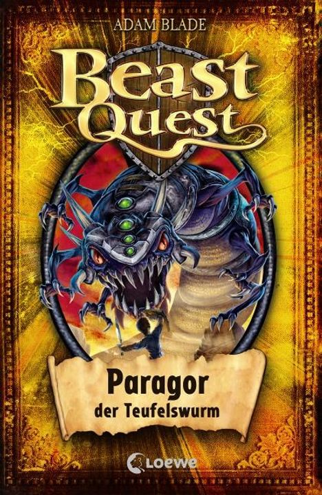 Adam Blade: Beast Quest 29 . Paragor, der Teufelswurm, Buch