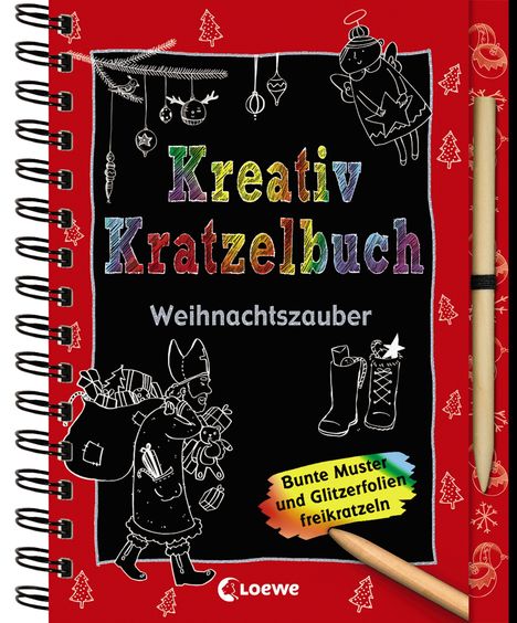 Kreativ-Kratzelbuch: Weihnachtszauber, Buch