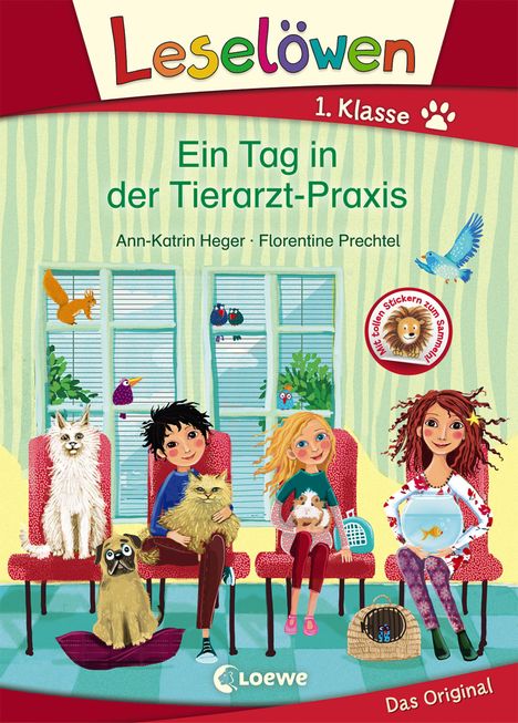 Ann-Katrin Heger: Leselöwen 1. Klasse - Ein Tag in der Tierarzt-Praxis, Buch