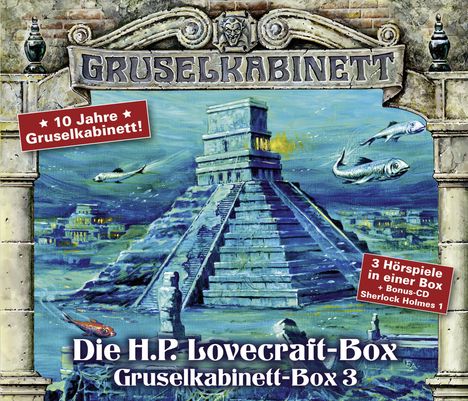 H. P. Lovecraft: Gruselkabinett - Box 3, 4 CDs