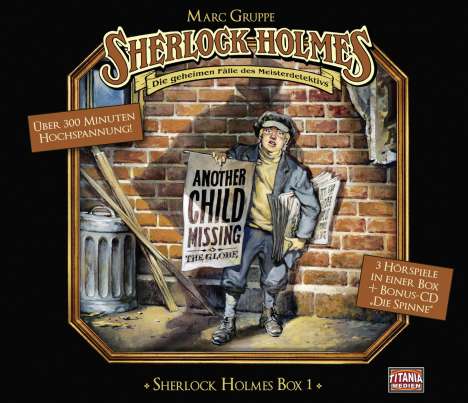 Sherlock Holmes - Die geheimen Fälle des Meisterdetektivs Box 1, 4 CDs