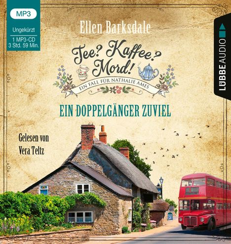 Ellen Barksdale: Tee? Kaffee? Mord! - Ein Doppelgänger zuviel, MP3-CD