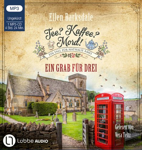 Ellen Barksdale: Tee? Kaffee? Mord! - Ein Grab für drei, MP3-CD