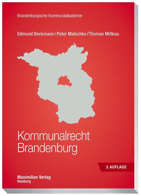Edmund Beckmann: Kommunalrecht Brandenburg, Buch