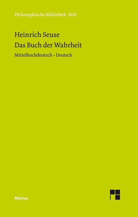 Heinrich Seuse: Das Buch der Wahrheit, Buch