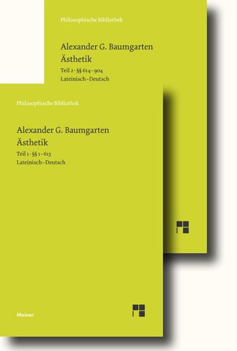 Alexander Gottlieb Baumgarten: Ästhetik, Buch