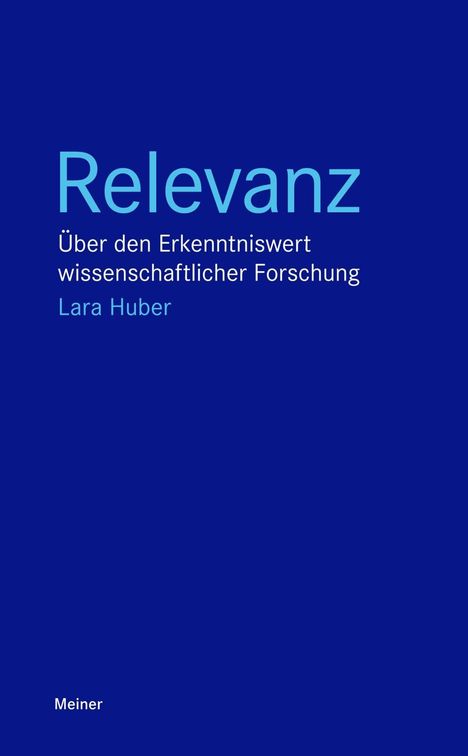 Lara Huber: Huber, L: Relevanz, Buch