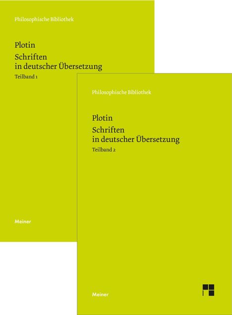 Plotin: Schriften in deutscher Übersetzung, 2 Bücher