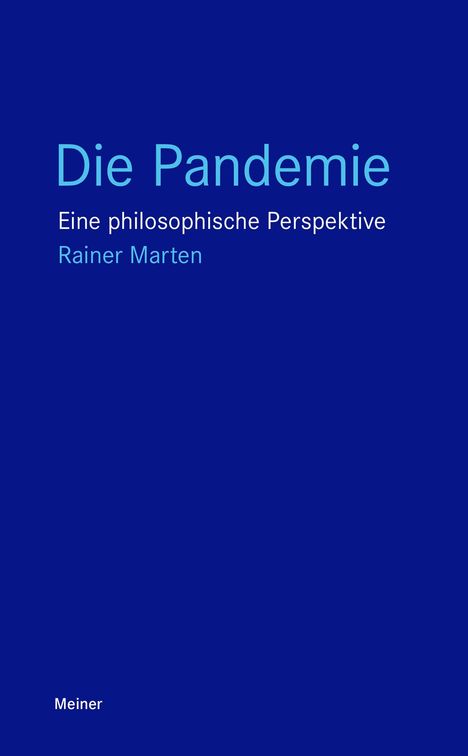 Rainer Marten: Marten, R: Pandemie, Buch