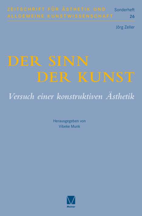 Jörg Zeller: Der Sinn der Kunst, Buch