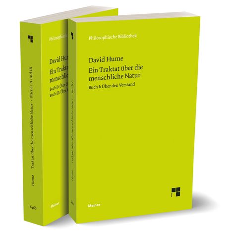 David Hume: Traktat über die menschliche Natur Buch I-III, 2 Bücher