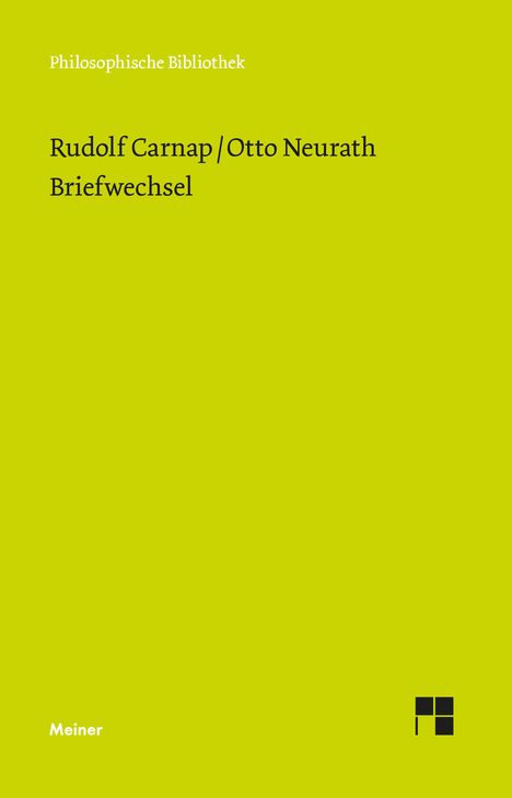 Rudolf Carnap: Briefwechsel, Buch