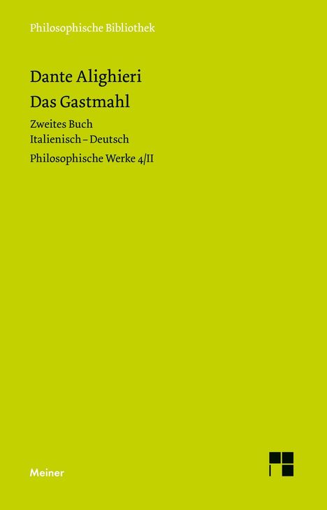 Dante Alighieri: Das Gastmahl. Zweites Buch, Buch