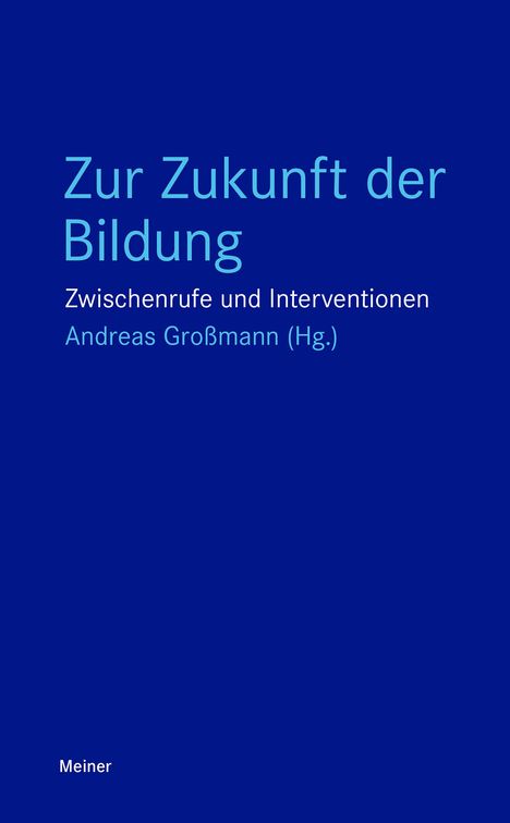 Zur Zukunft der Bildung, Buch