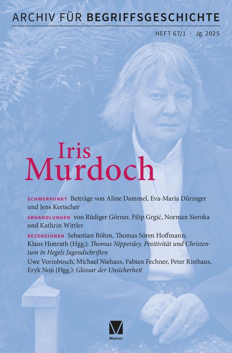 Archiv für Begriffsgeschichte. Band 67,1, Buch
