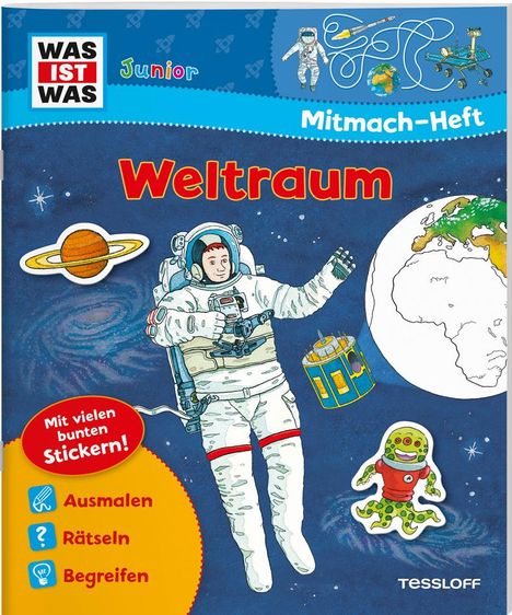 Sabine Stauber: WAS IST WAS Junior Mitmach-Heft Weltraum, Buch