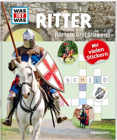 Lisa Hebler: WAS IST WAS Rätseln und Stickern: Ritter, Buch