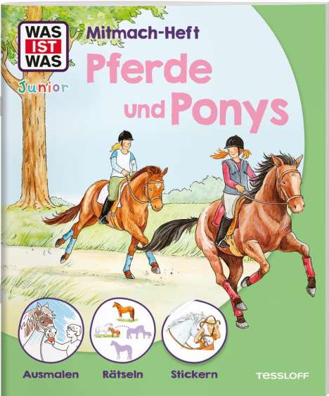Eva Dix: WAS IST WAS Junior Mitmach-Heft Pferde &amp; Ponys, Buch