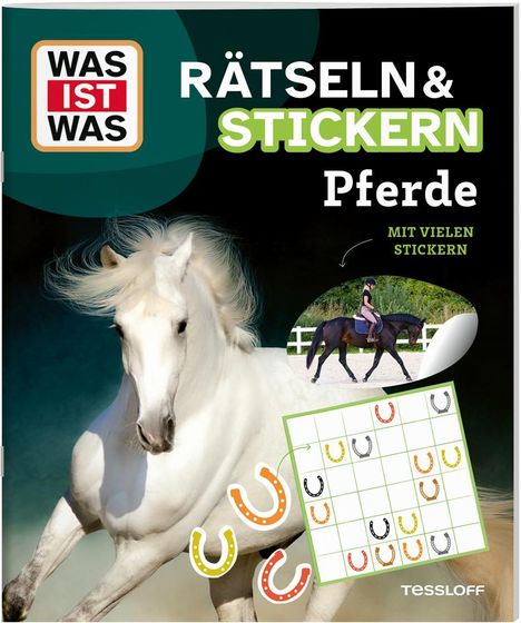 WAS IST WAS Rätseln und Stickern: Pferde, Buch