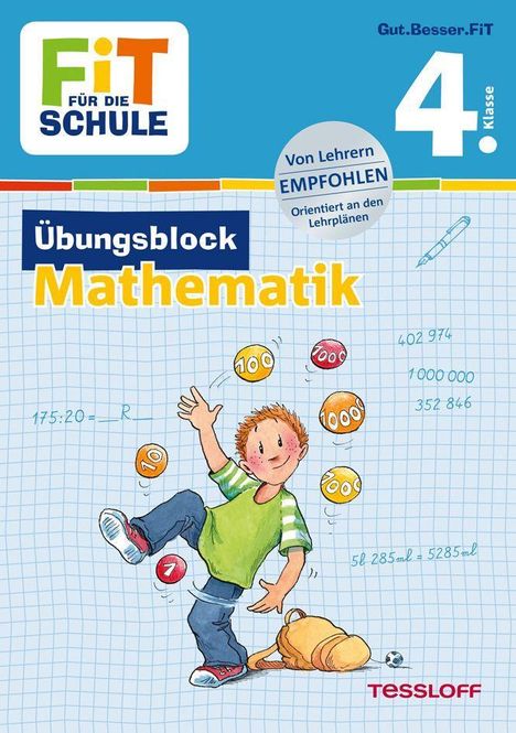 Werner Zenker: Zenker, W: Fit für die Schule: Übungsblock Mathematik 4. Kl., Buch