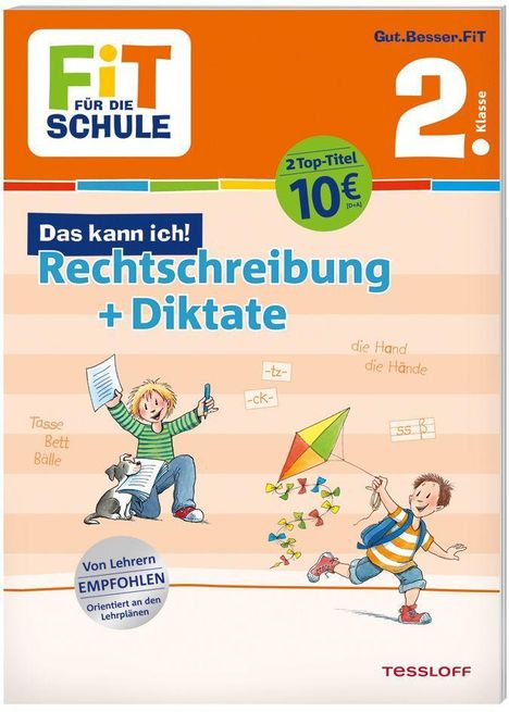 Sonja Reichert: FiT FÜR DIE SCHULE. Das kann ich! Rechtschreibung + Diktate 2. Klasse, Buch