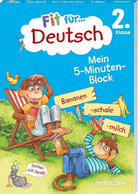 Werner Zenker: Fit für Deutsch 2. Klasse. Mein 5-Minuten-Block, Buch