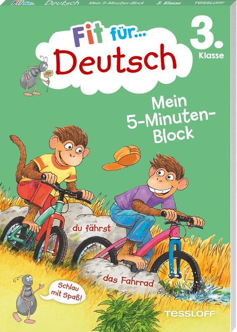 Werner Zenker: Fit für Deutsch 3. Klasse. Mein 5-Minuten-Block, Buch