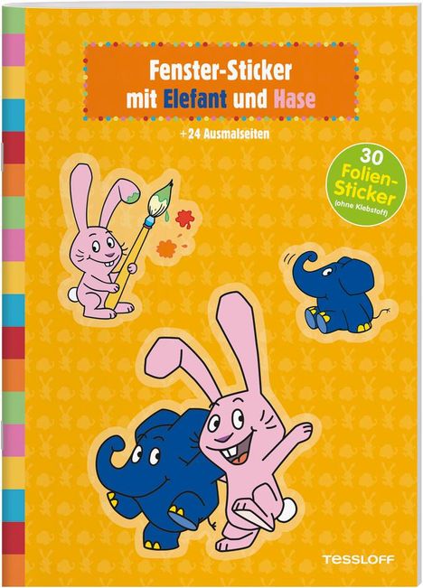 Katja Baier: Baier, K: Fenster-Sticker mit Elefant und Hase, Buch