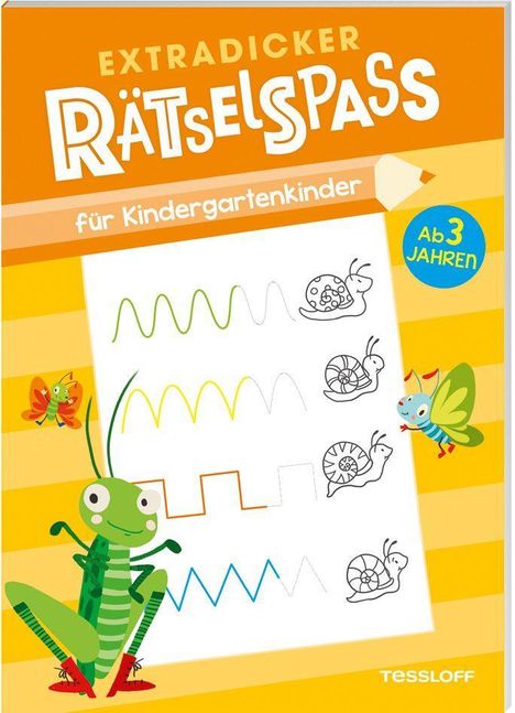 Extradicker Rätselspaß für Kindergartenkinder, Buch
