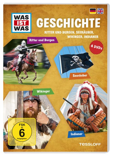 Was ist was Box 4: Geschichte, 4 DVDs