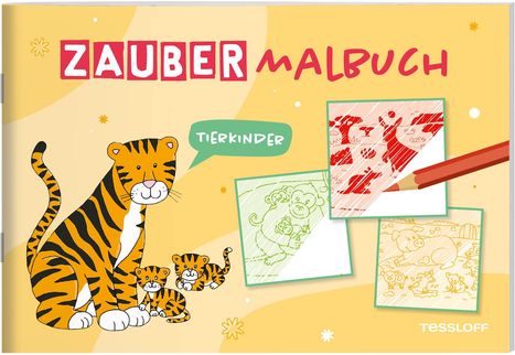 Zaubermalbuch. Tierkinder, Buch