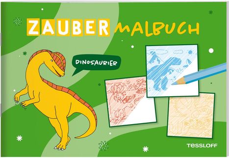 Zaubermalbuch. Dinosaurier, Buch