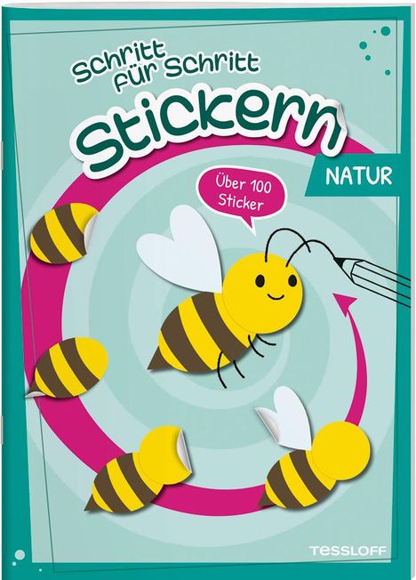 Stickern Schritt für Schritt. Natur, Buch