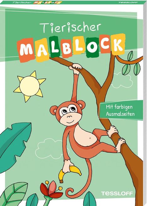 Tierischer Malblock, Buch