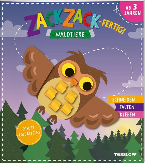 Zack, zack - fertig! Waldtiere, Buch