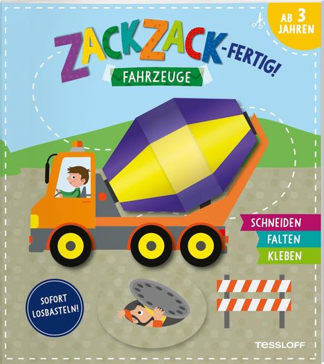 Zack, zack - fertig! Fahrzeuge, Buch