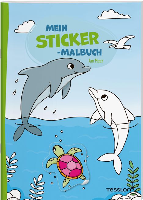 Mein Sticker-Malbuch. Am Meer, Buch