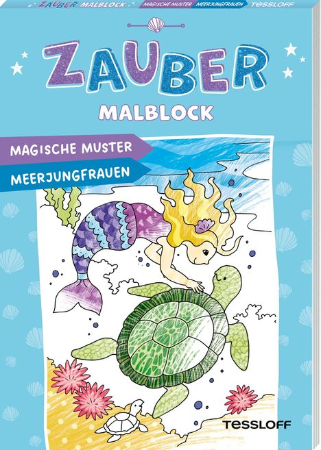 Zaubermalblock. Magische Muster. Meerjungfrauen, Buch